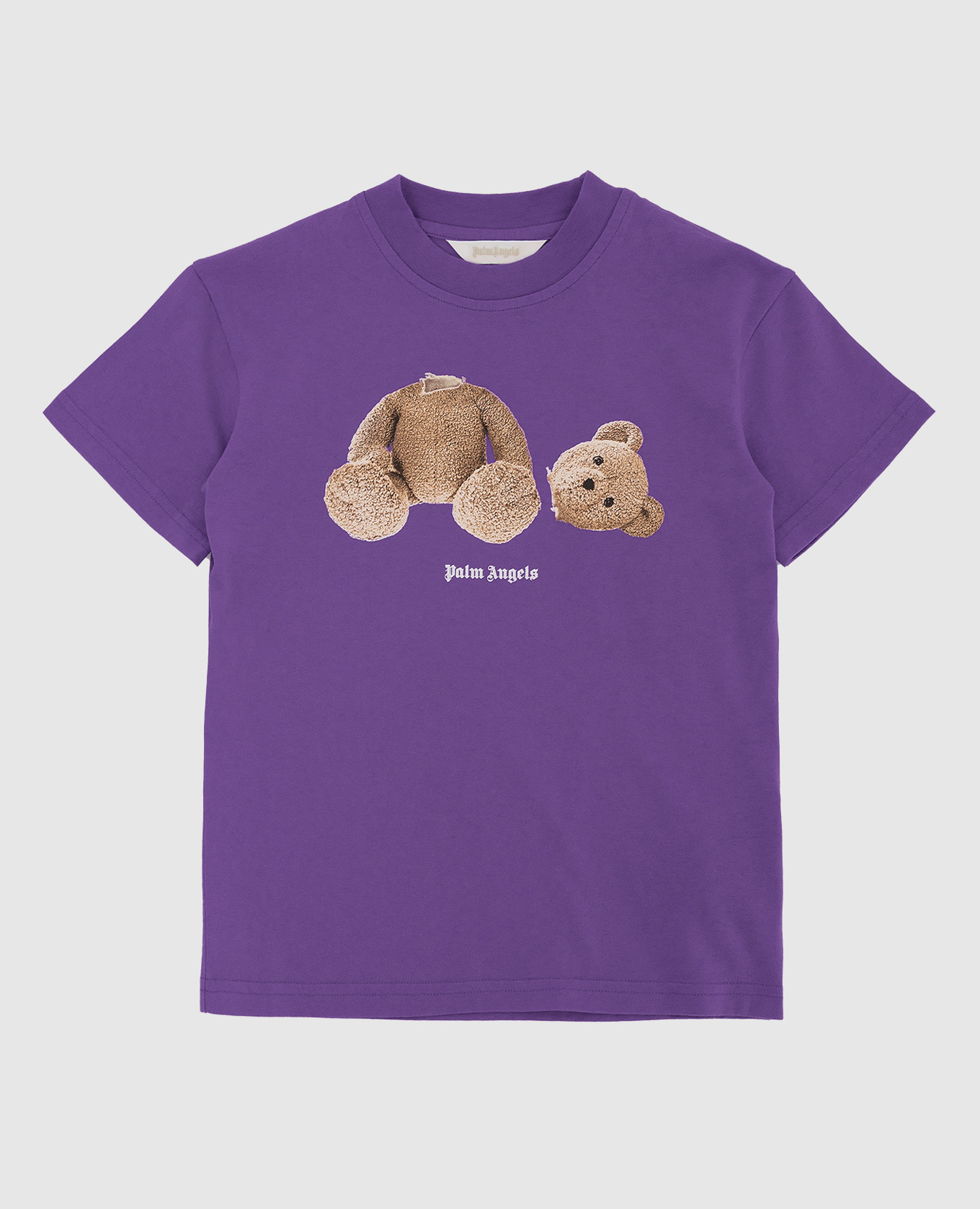 

Детская фиолетовая футболка Bear с принтом, Фиолетовый, Футболки
