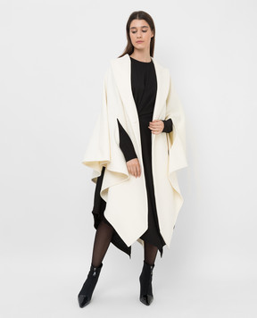 ALEXANDRE VAUTHIER Кейп из шерсти с асимметрией 214COA15541354