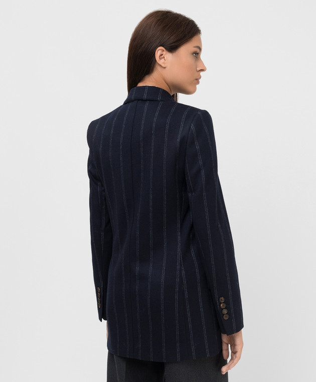 Brunello Cucinelli Striped wool jacket MD9262121 image 4