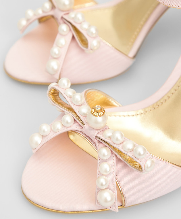 Dolce&Gabbana Розовые босоножки CR0962AJ696 изображение 5