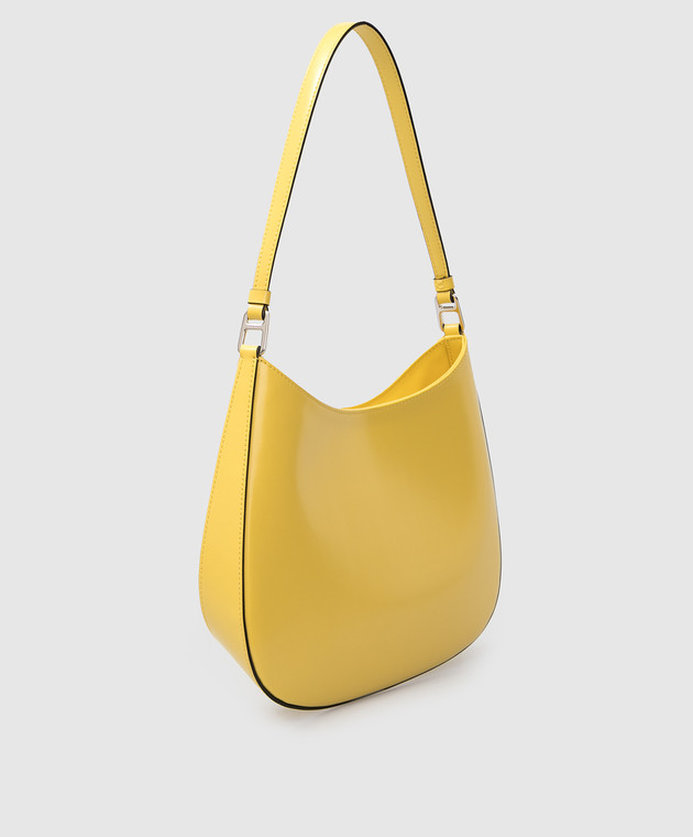 Prada Желтая кожаная сумка Cleo 1BC499ZO6 изображение 3
