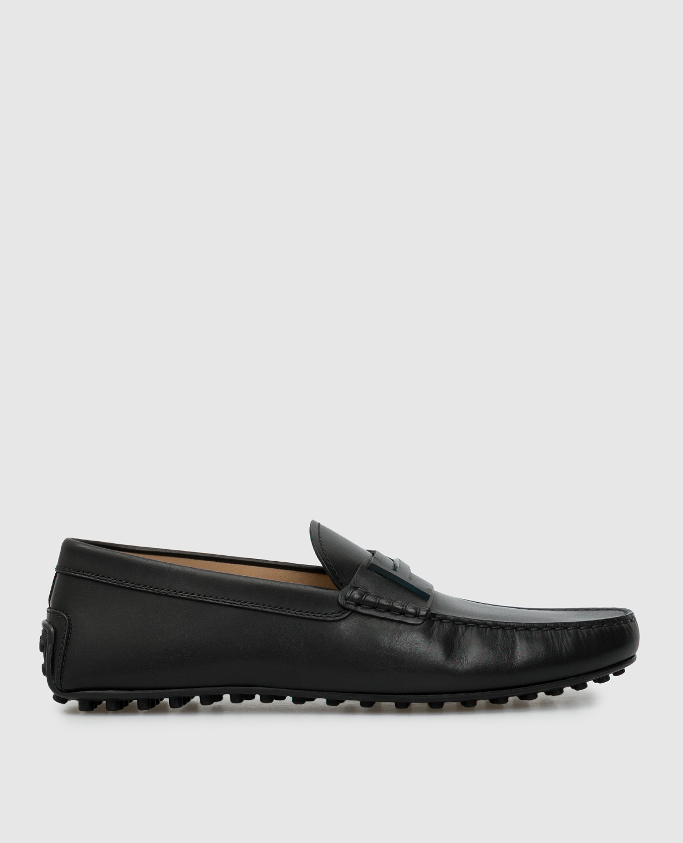 

Черные кожаные мокасины Tods, Черный, Мокасины