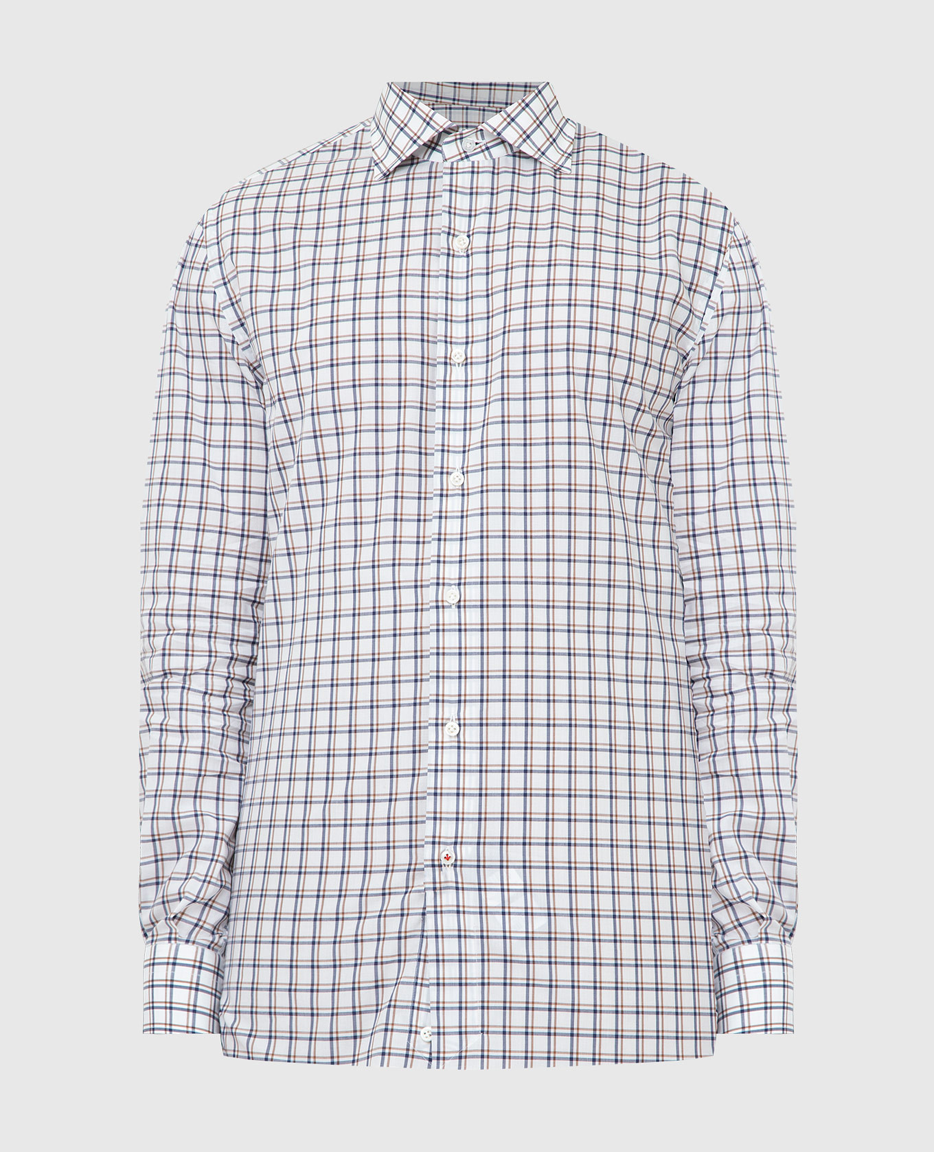 

Белая рубашка в клетку, Белый, Рубашки