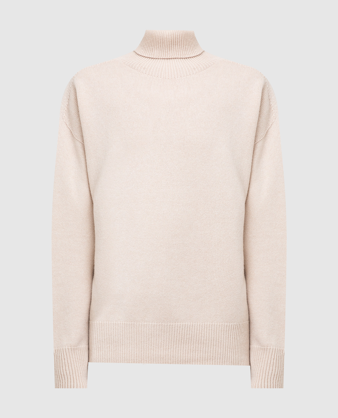 

Светло-бежевый свитер из шерсти, шелка и кашемира, Свитера