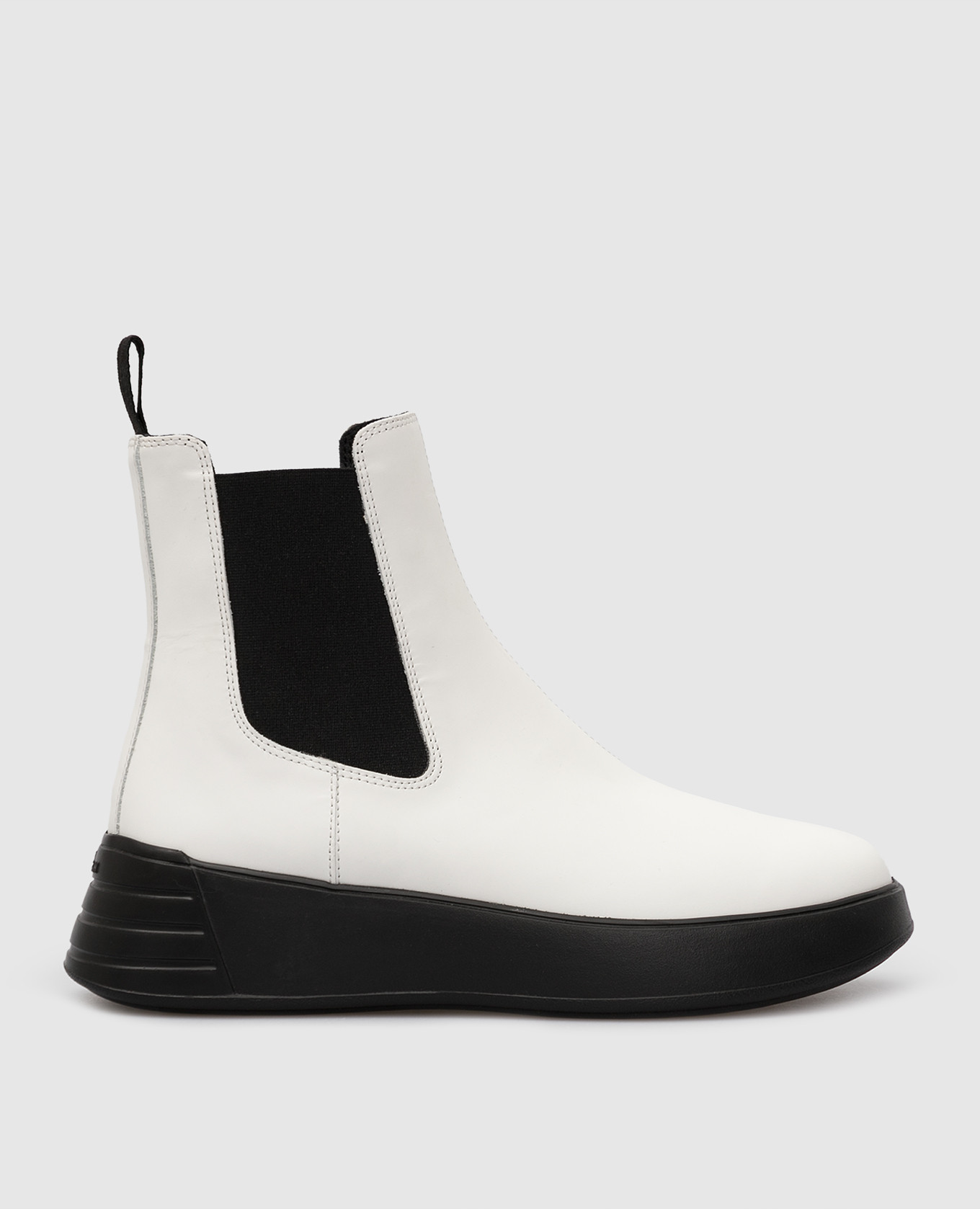 

Белые кожаные челси Rebel, Белый, Ботинки