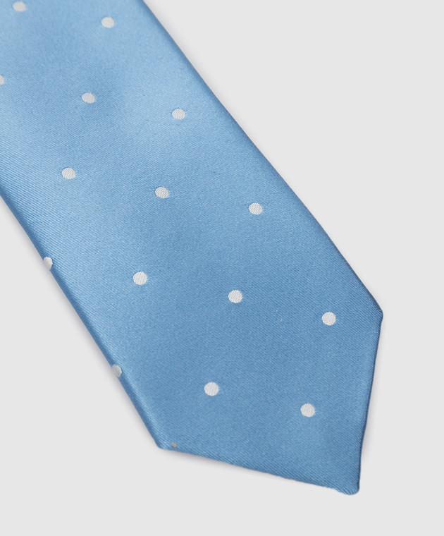 Stefano Ricci Дитяча шовкова краватка у візерунок YCCX74168 зображення 3