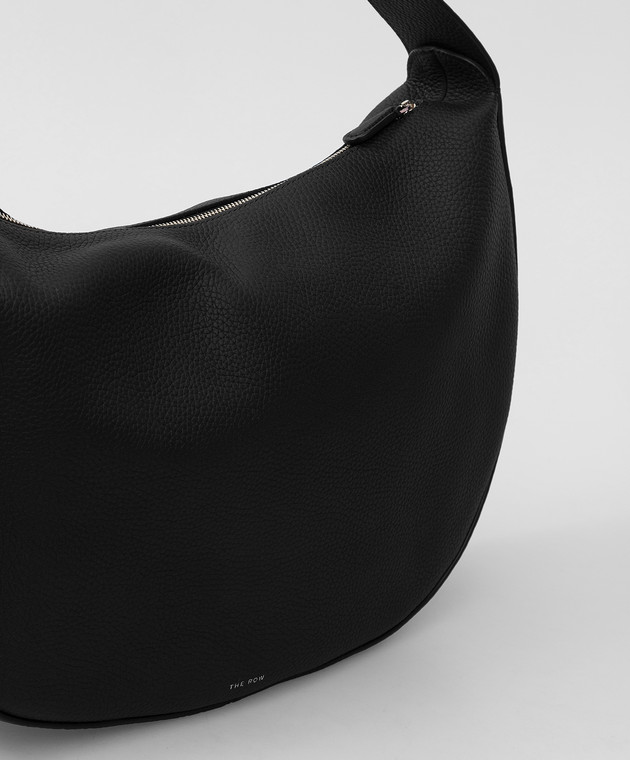 The Row Allie Black Leather Hobo Bag W1287L133 image 5