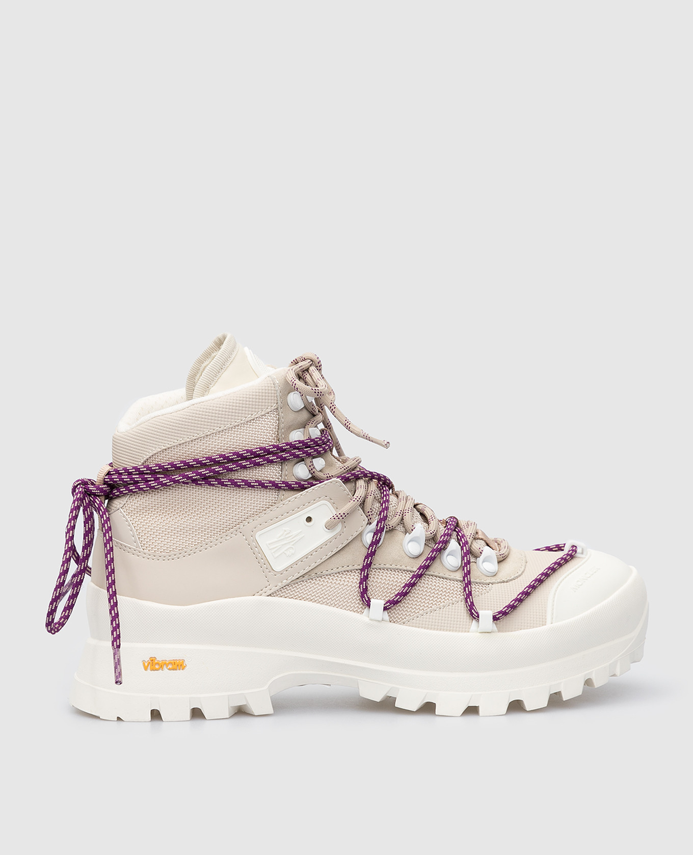 Moncler Светло-бежевые ботинки Glacier 4G7130002SWY