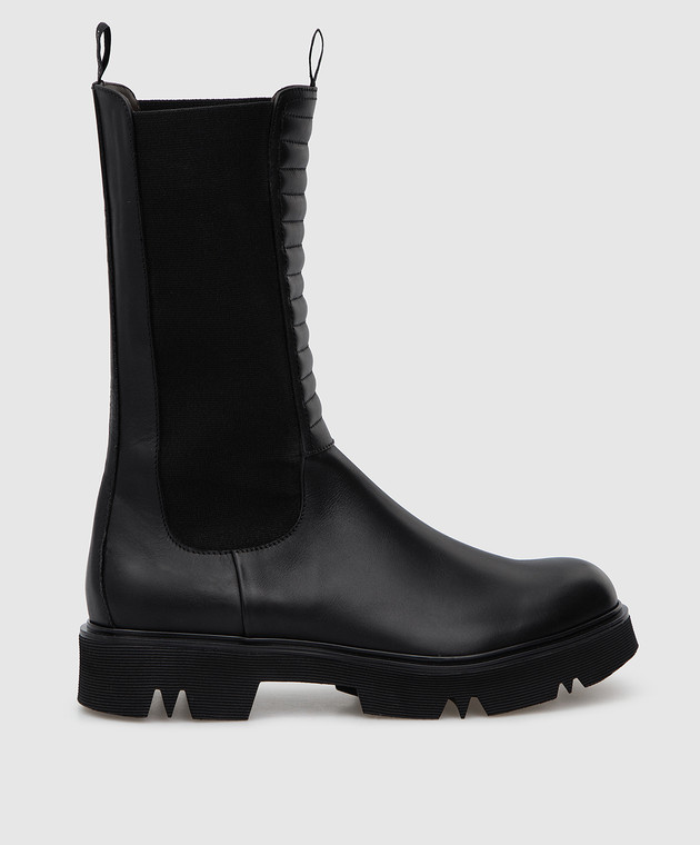 MYM Ian black leather boots IAN