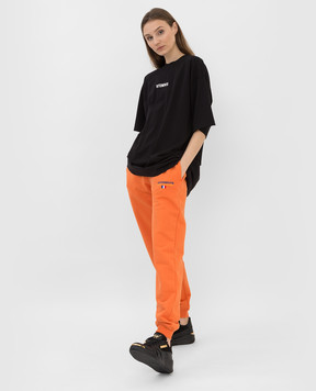 Vetements Помаранчеві джогери з логотипом UE52PA160X