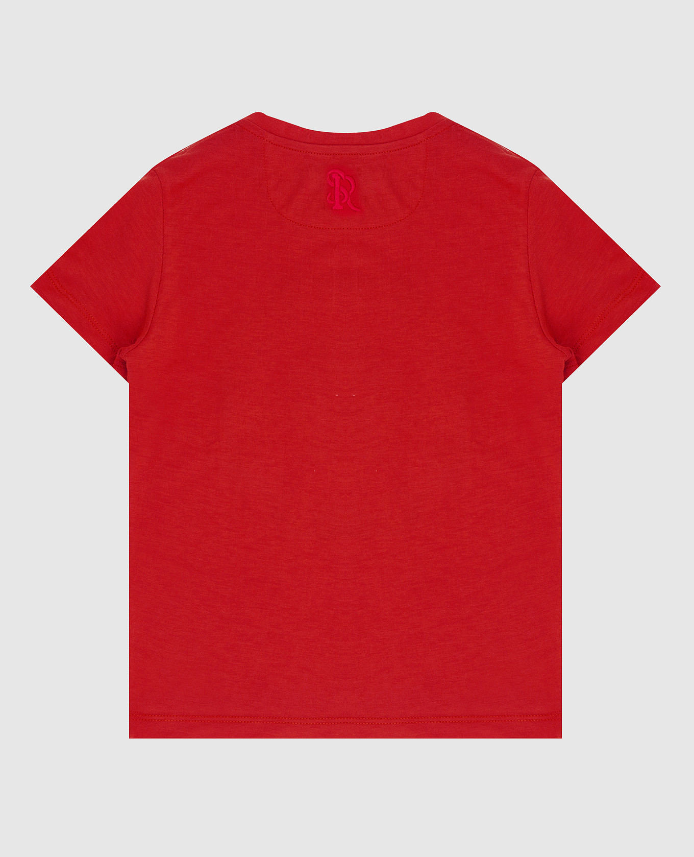 Stefano Ricci Детская красная футболка с вышивкой YNH8200170803 изображение 2