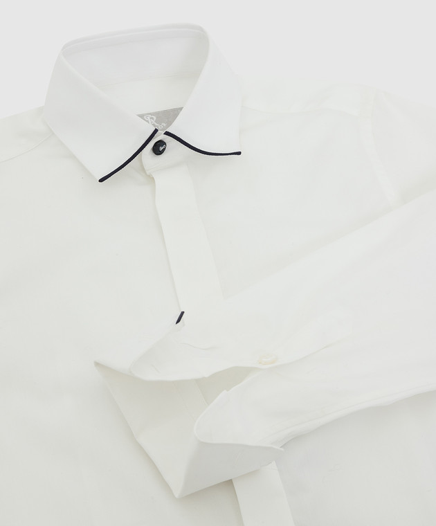 Stefano Ricci Детская белая рубашка YC004863M1450 изображение 3