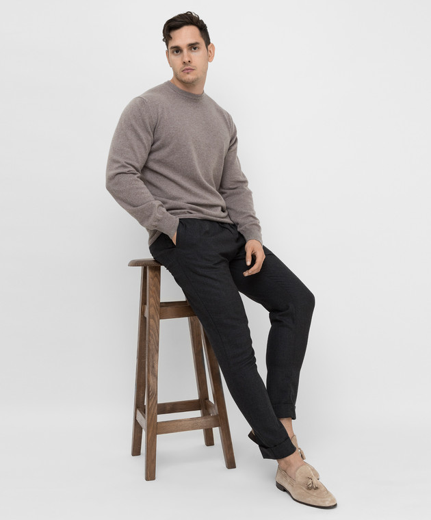 Marco Pescarolo Trousers in wool and cashmere CHIAIA4438 image 2
