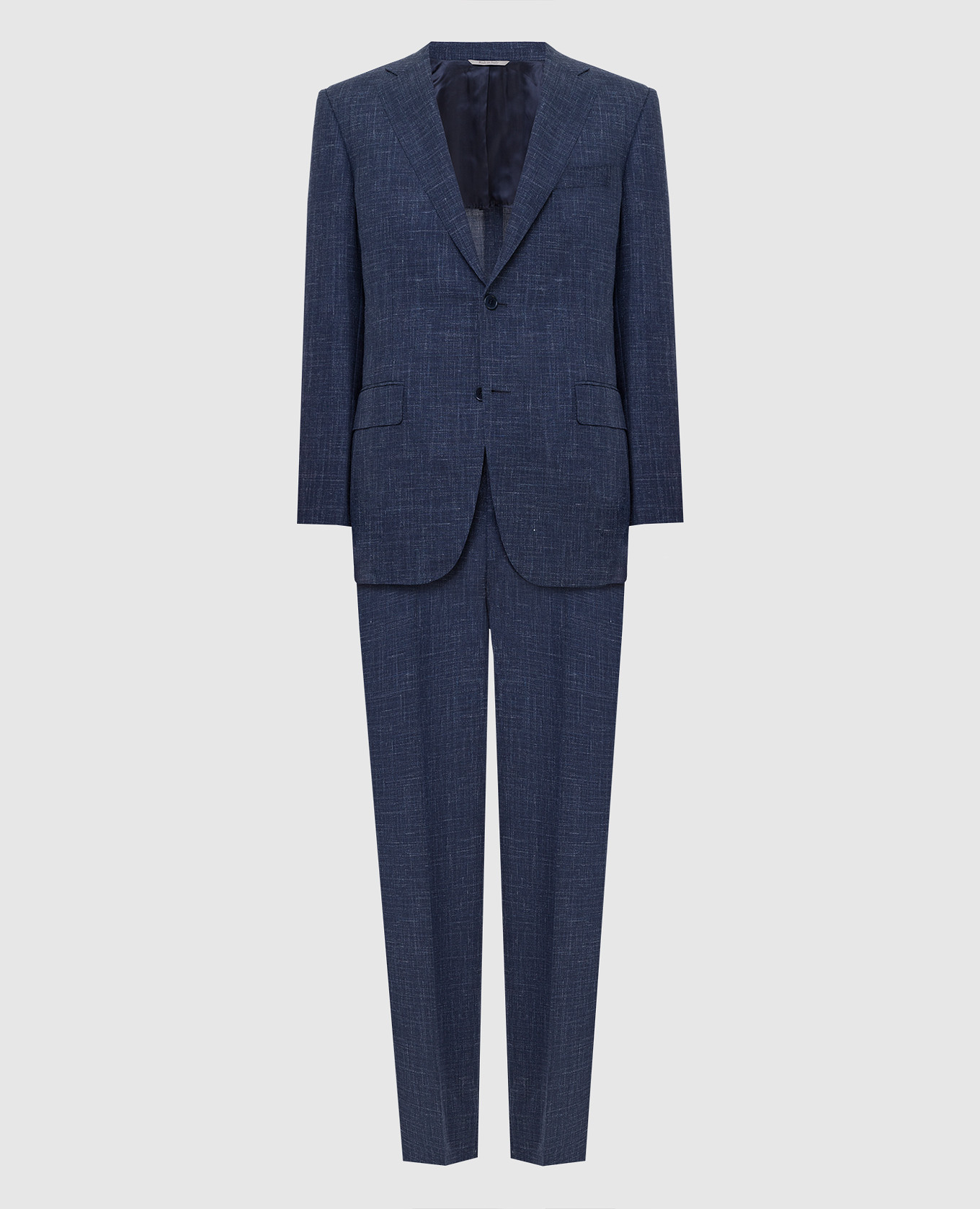 

Костюм из шерсти, шелка и льна Canali, Синий, Костюмы