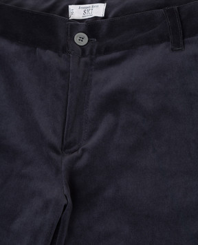 Stefano Ricci Дитячі сірі велюрові джоггери YAT6S40030RS0002