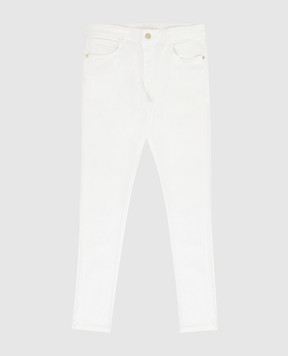 Twinset Детские белые джинсы GS82CP1216