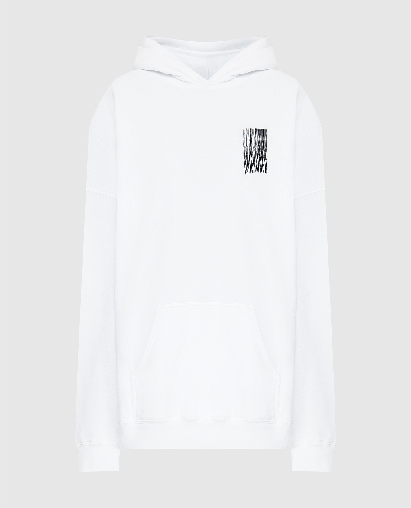 

Худи с принтом 'Barcode Balenciaga', Белый, Худи