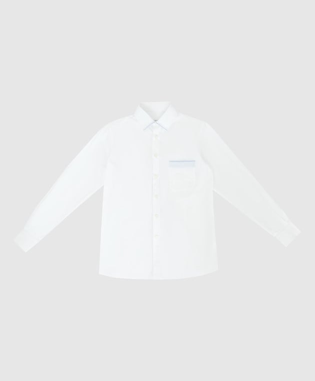 Stefano Ricci Children's white shirt YC003200M1450