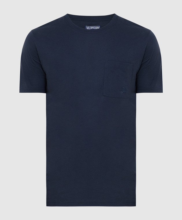 Vilebrequin Темно-синя футболка Titus TUSU0P00