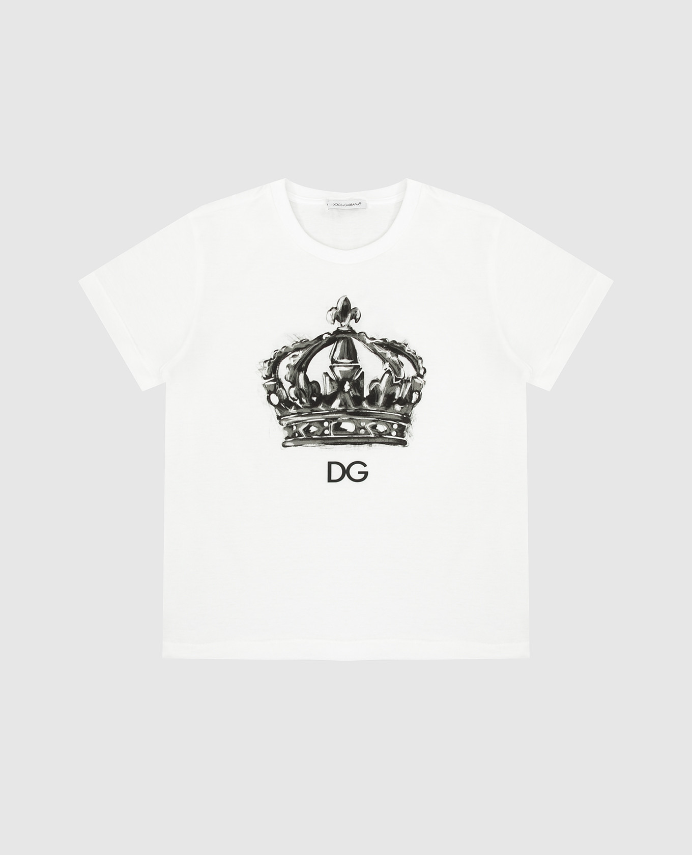 

Детская футболка с принтом Dolce&Gabbana, Белый, Футболки