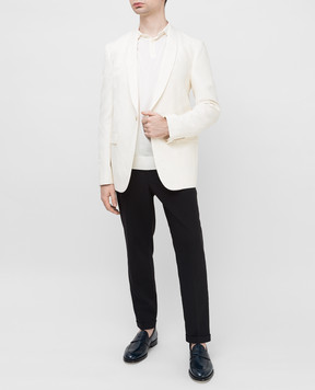 Saint Laurent Жаккардовый пиджак из шерсти 642386Y1C71