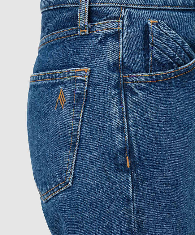 The Attico Синие джинсы-бойфренды 221WCP73D030 изображение 5