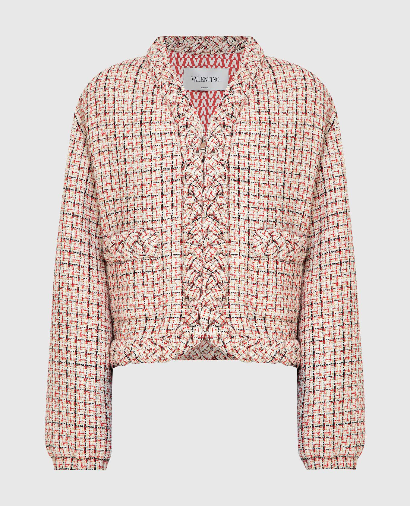 

Твидовый жакет с люрексом Valentino, Светло-бежевый, Жакеты