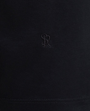 Stefano Ricci Черные трусы-боксеры BXM12COTTON