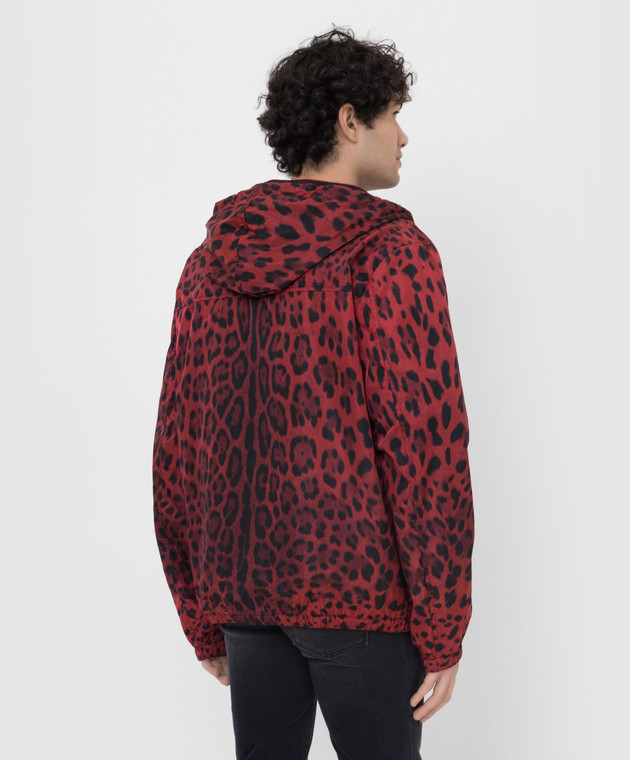 Dolce&Gabbana Куртка в леопардовый принт G9WJ5TFSMBD изображение 4