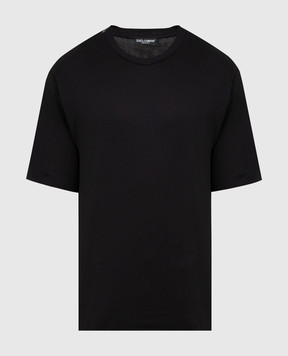 Dolce&Gabbana Черная футболка G8NC5TFU7EQ