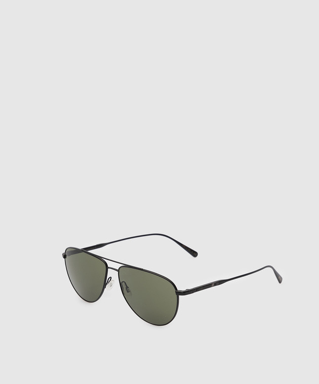 Brunello Cucinelli Черные солнцезащитные очки-авиаторы Disoriano MOCDIS003 изображение 4