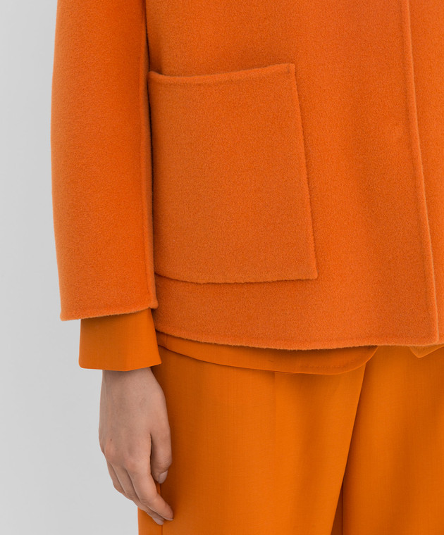 マロン Max Mara Weekend - Укороченное двустороннее пальто Selva из шерсти