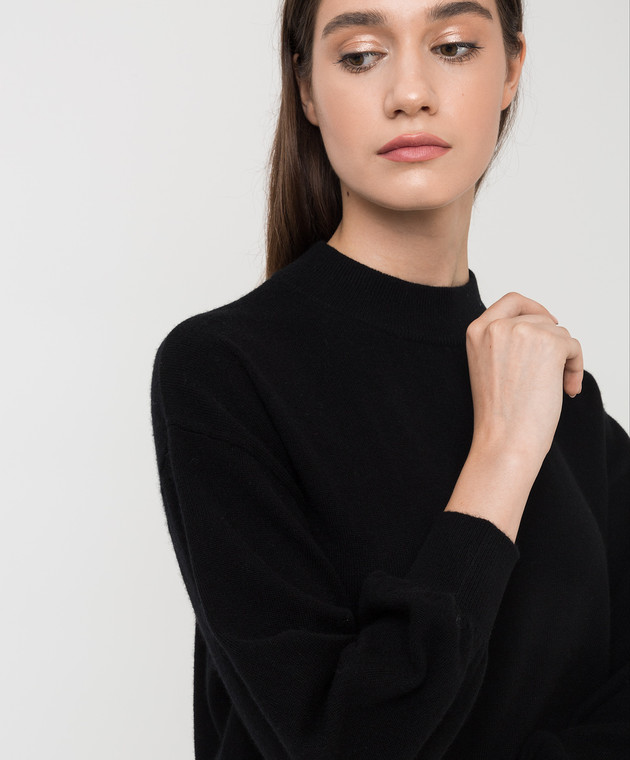 Allude Black wool and cashmere jumper 21517632 image 5
