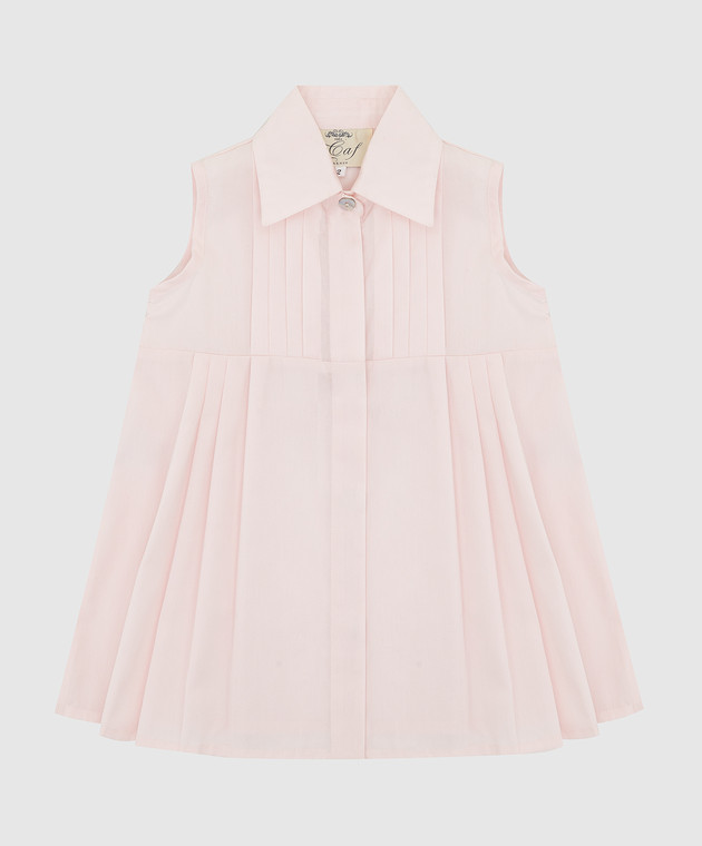 CAF Дитяче рожеве плаття 409PO56