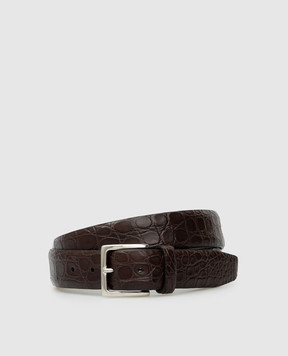 Loro Piana Ремінь зі шкіри крокодила FAI1156