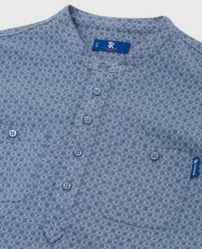 Stefano Ricci Детская рубашка в узор YUC6400020TJ1600