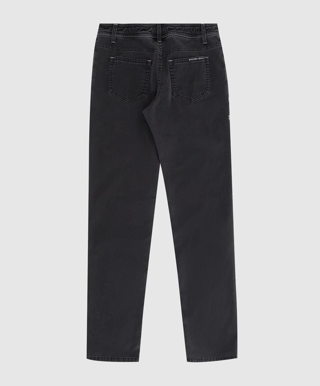 Stefano Ricci Children's gray jeans YFT0302020C11BK image 2