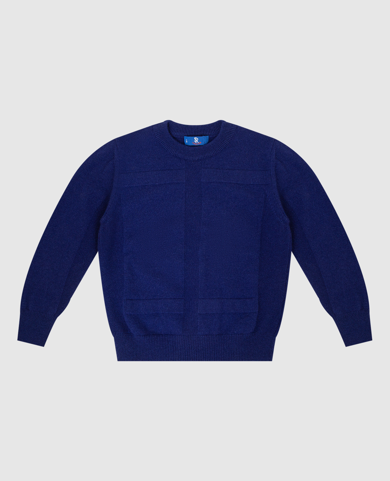 Детский синий свитер из кашемира