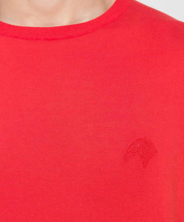 Stefano Ricci Красная футболка K313030G10F20245 изображение 5