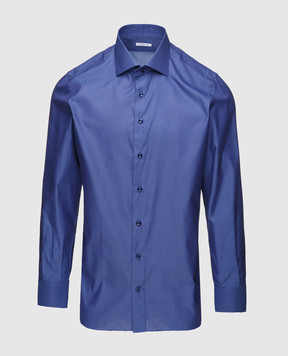 Marol Темно-синяя рубашка 8352