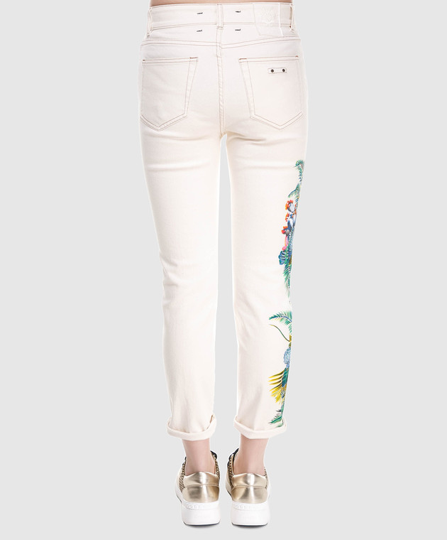 Mr&Mrs Italy Білі джинси JE091E зображення 4
