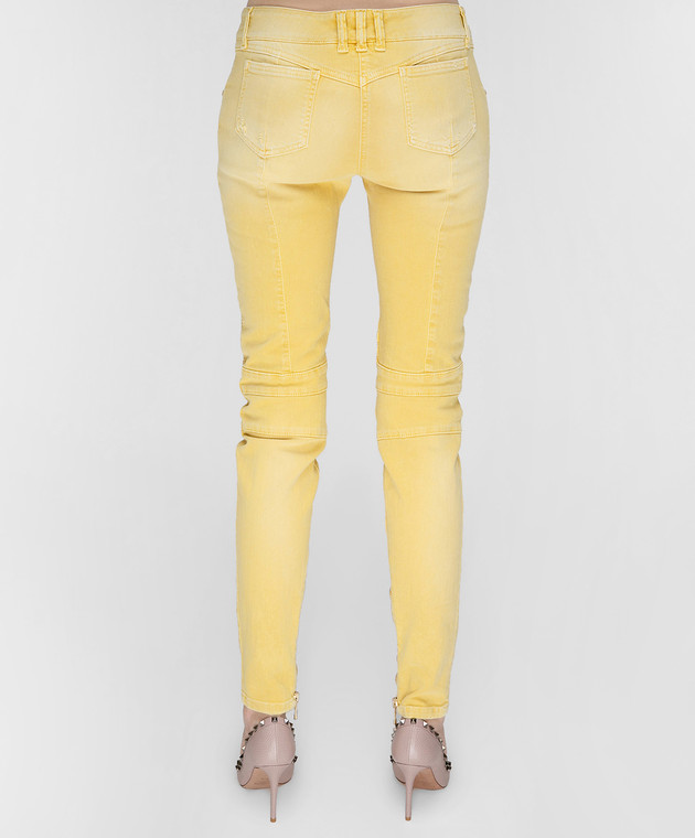 Balmain Жовті джинси 5356353N зображення 4