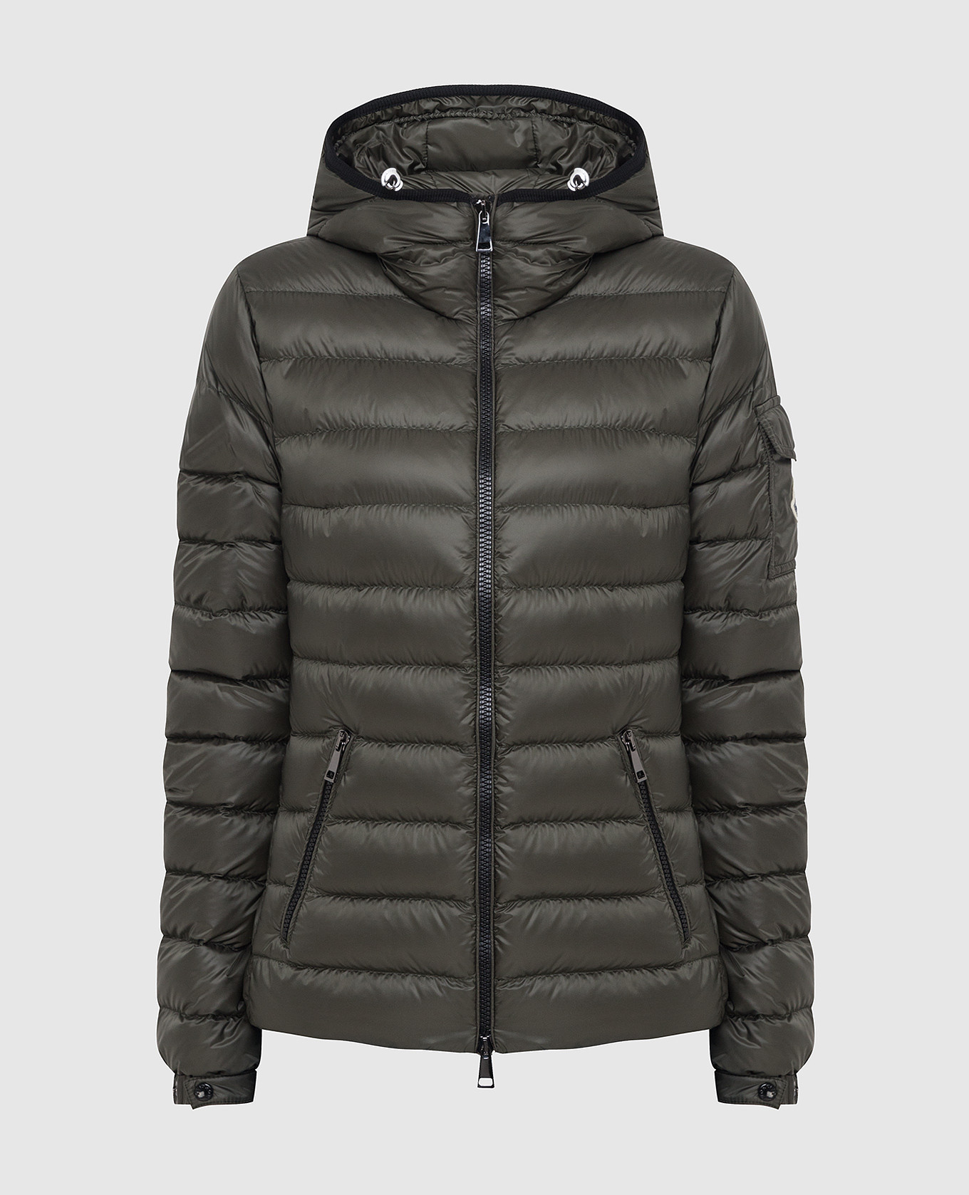 

Пуховик с патчем Moncler, Зеленый, Пуховики