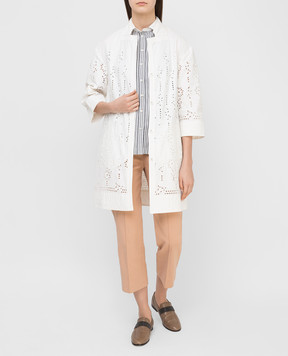 Ermanno Scervino Білий кардиган D300D305AXE
