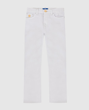 Stefano Ricci Дитячі світло-сірі джинси з вишивкою YST82000101299