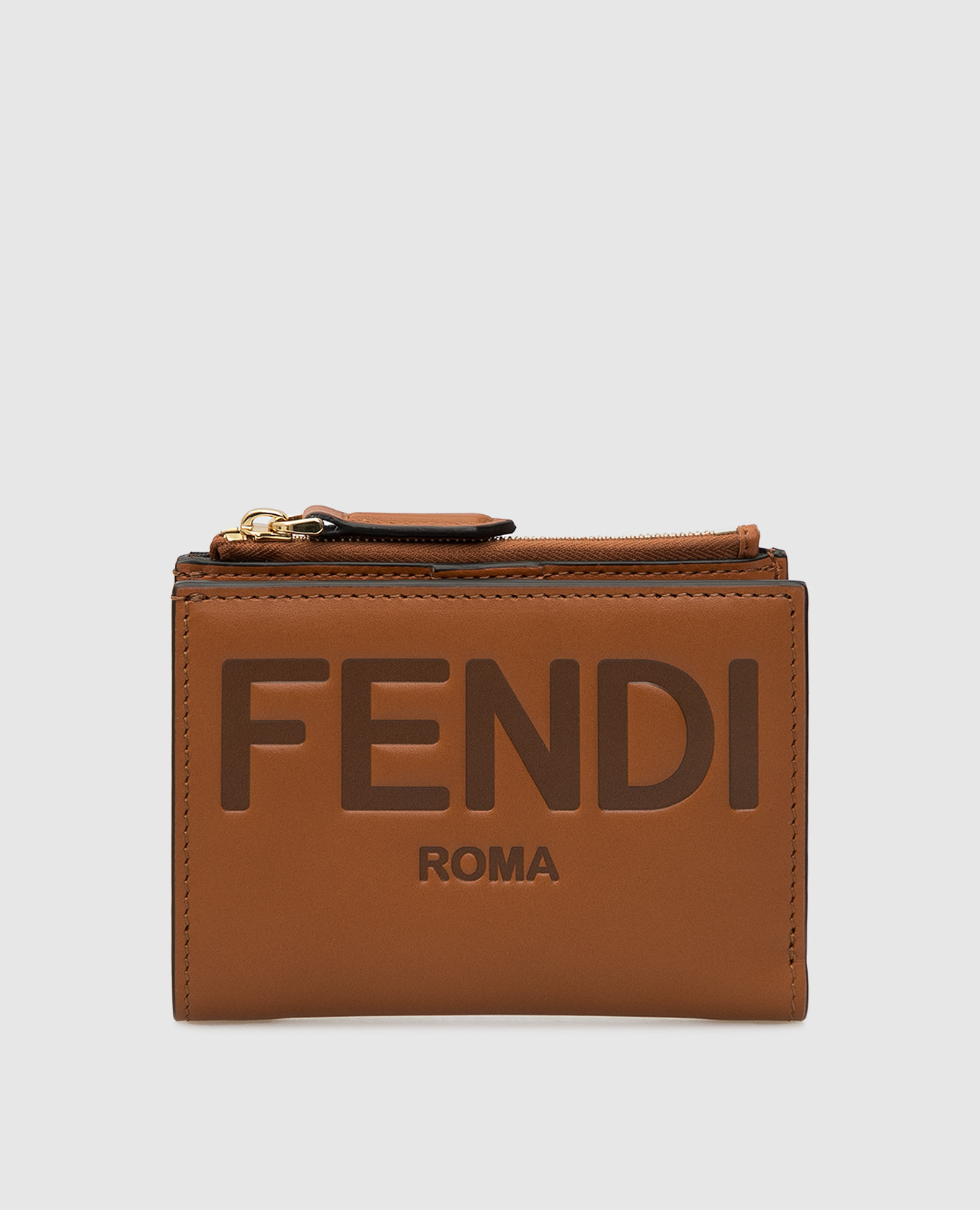 

Светло-коричневый кожаный кошелек "Fendi Roma" Fendi, Кошельки
