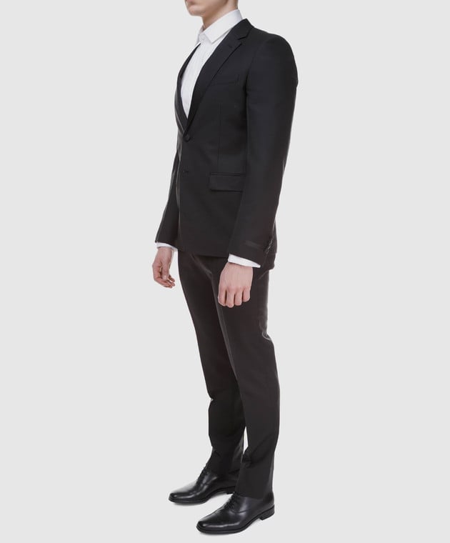 Prada Черный костюм из мохера и шерсти UAF4201KNB изображение 3