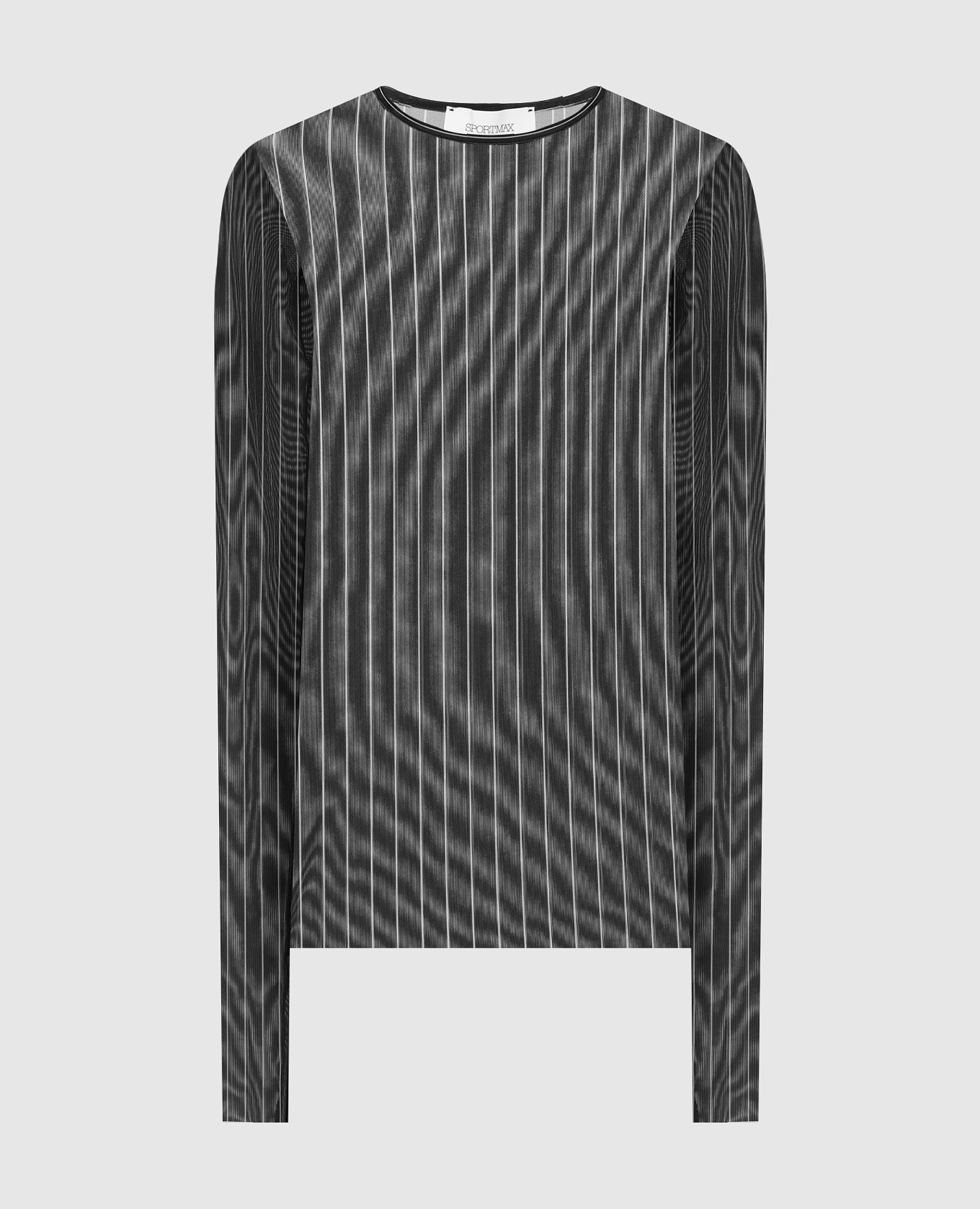 

Лонгслив в полоску Max Mara Sportmax, Черный, Лонгсливы
