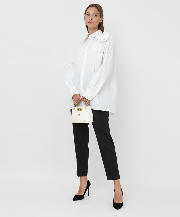 Valentino Рубашка Valentino Rose Blossom с объемными цветами WB3AB2K55A6 изображение 2