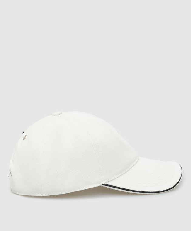 Vilebrequin Біла кепка з вишивкою емблеми логотипу CPIH0400w зображення 3